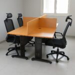 ورك استيشن4 فرد مقاس 120*60*75 سم