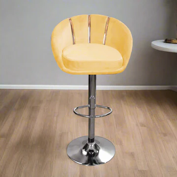 كرسي بار هيدروليك – اصفر